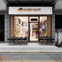 Thiết kế nội thất siêu thị tiện lợi G2 Mini Mart